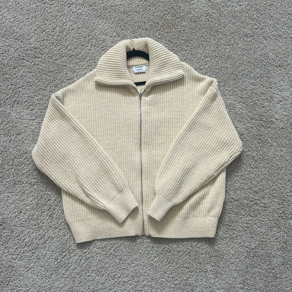 Old Navy Cream Knit Cardigan - Picture 4 of 9